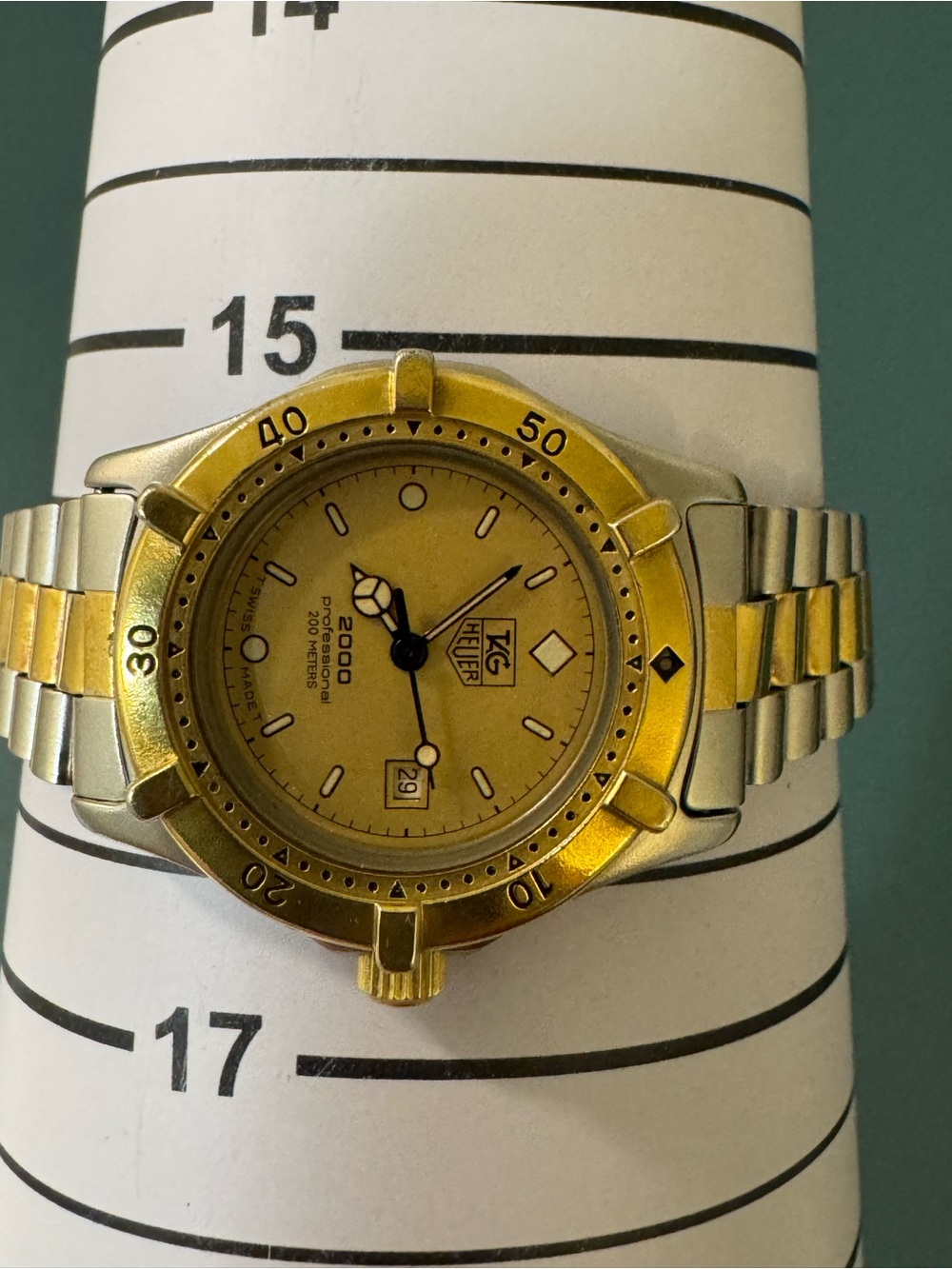 Vintage TAG Heuer 2000 Professional Ref. 964.015 Swiss Quartz Watch